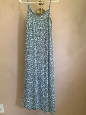 Pieces - Floral slip ankle dress